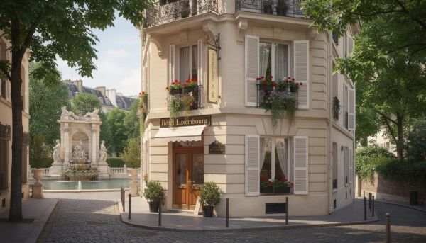 Quel est le meilleur hôtel situé près de la fontaine Médicis à Paris ?